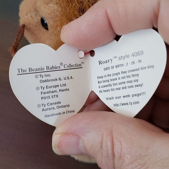Vintage 1996 TY Beanie Baby ROARY - Picture 5 of 7